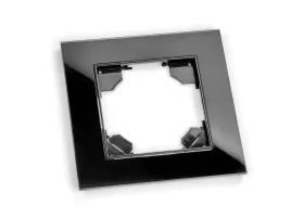 ramka-szklana-pojedyncza-do-gniazda-elektrycznego-fi60-czarna