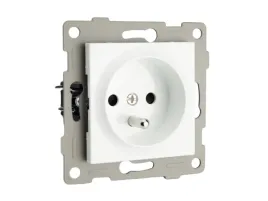 kontakt-gniazdo-elektryczne-pojedyncze-fi60-z-uziemieniem-biale