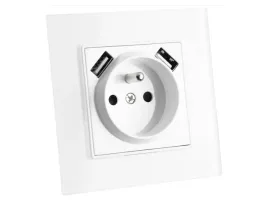 kontakt-gniazdo-elektryczne-pojedyncze-fi60-2xusb-z-uziemieniem-szklane