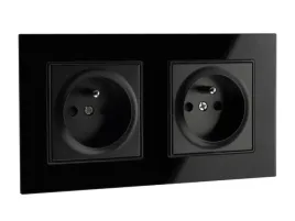 2x-kontakt-gniazdo-elektryczne-pojedyncze-szklane-fi60-z-uziemieniem-czarne