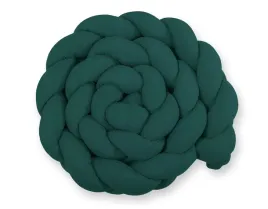 ochraniacz-warkocz-pleciony-do-lozeczka-xxl-butelkowa-zielen-my-sweet-bab