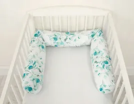 ochraniacz-walek-do-lozeczka-niemowlecego-eucaliptus-mint-bobono