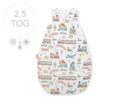 spiworek-niemowlecy-caloroczny-ocieplany-75-cm-pociag-turkusowy-bobono