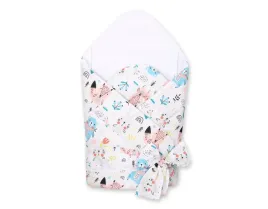 rozek-dla-niemowlat-z-wiazaniem-2w1-usztywniany-i-miekki-misie-niebieskie