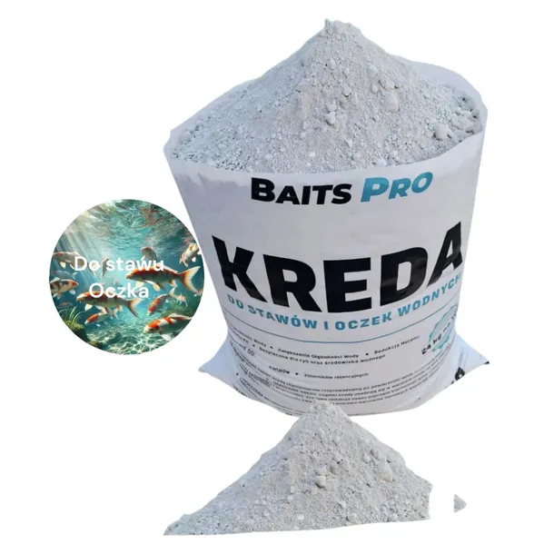 KREDA DO STAWU OCZKA WODNEGO ryby rośliny staw24kg
