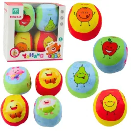 zestaw-miekkich-pileczek-dla-malucha-owoce-kolorowe-4szt-lean-toys