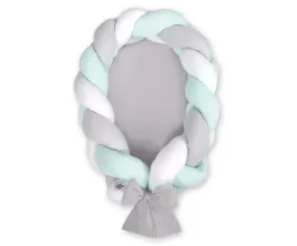 kokon-niemowlecy-pleciony-2-w-1-bialo-szaro-mietowy-my-sweet-baby