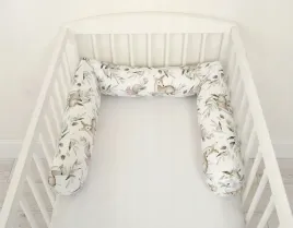 ochraniacz-walek-do-lozeczka-niemowlecego-woodland-olive-bobono