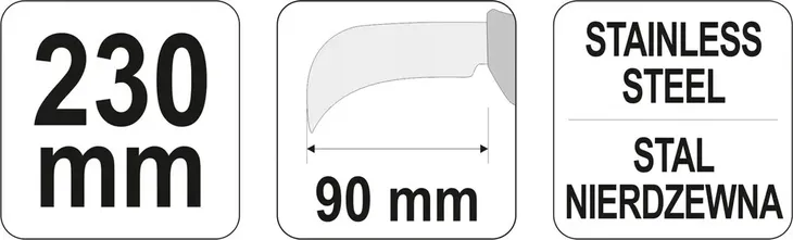 noz-do-ciecia-papy-230mm-marka-yato-stan-nowy