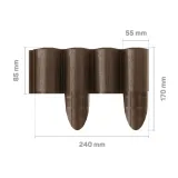 palisada-ogrodowa-4-elementow-braz-eco-cellfast-cellfast-stan-nowy