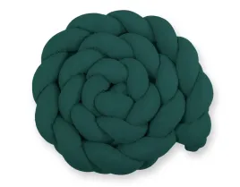 ochraniacz-warkocz-pleciony-do-lozeczka-xxl-butelkowa-zielen-my-sweet-bab