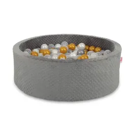 suchy-basen-minky-h-30-cm-z-pilkami-200szt-ciemnoszary-bobono