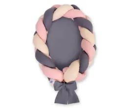 kokon-niemowlecy-pleciony-2-w-1-bez-brudny-roz-antracyt-my-sweet-baby