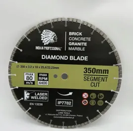 tarcza-diamentowa-350mm-segment-turbo-cut-indian-professional