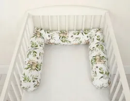 ochraniacz-walek-do-lozeczka-niemowlecego-woodland-green-bobono