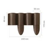 palisada-ogrodowa-4-elementow-braz-eco-cellfast-cellfast-stan-nowy
