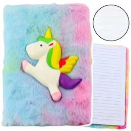 pluszowy-notatnik-w-linie-z-jednorozcem-3d-kolorowy-lean