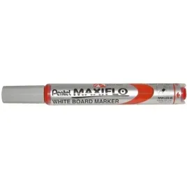 marker-suchoscieralny-mwl5s-b-czerwony-pentel-maxiflo-z-tloczkiem-pentel