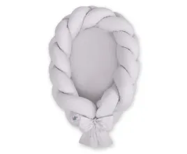 kokon-niemowlecy-pleciony-2-w-1-szary-my-sweet-baby