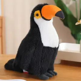 pluszowa-maskotka-przytulanka-ptak-tukan-czarno-bialy-30cm-lean-toys