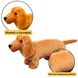 pluszowa-maskotka-przytulanka-pies-jamnik-jasno-brazowy-25cm-lean-toys