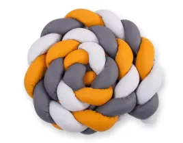 ochraniacz-warkocz-pleciony-do-lozeczka-xxl-szary-musztardowy-antracyt-my