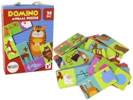 gra-logiczna-puzzle-dwustronne-domino-zwierzeta-10cm-x-5cm-28-el-lean-toys