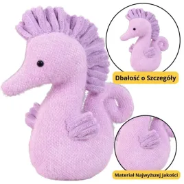 maskotka-pluszowa-przytulanka-konik-wodny-fioletowy-25cm-lean-toys