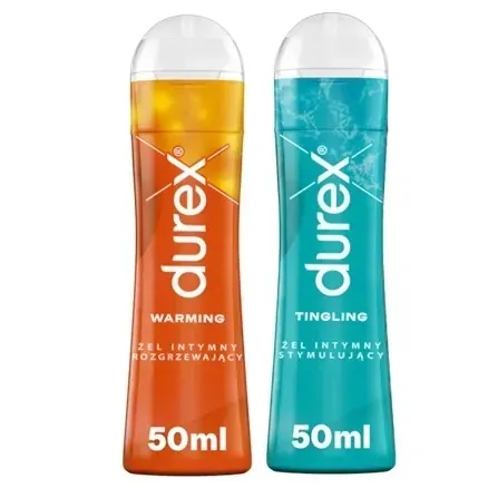 Zestaw Durex żel intymny Tingle + Warming STYMULUJĄCY POTĘGUJĄCY DOZNANIA