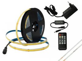 zestaw-tasma-led-7w-m-24v-cob-jednolita-6000k-zimna-5m-pilot-sterownik