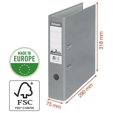 segregator-esselte-no-1-a4-75mm-bordowy-stan-nowy-waga-z-opakowaniem-0-5-kg