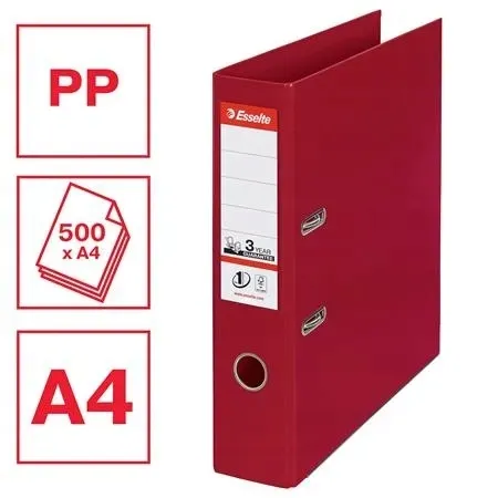 segregator-esselte-no-1-a4-75mm-bordowy-stan-nowy-grubosc-75-mm
