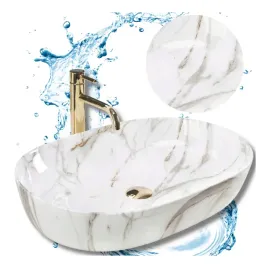 umywalka-na-blat-owalna-cleo-605-41-14-cm-ceramiczna-kamienny-wzor-rea
