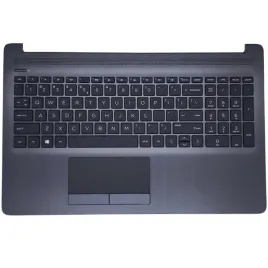 Zdjęcie produktu Błyszcząca US Klawiatura do laptopa HP 15-DA 15-DB obudowa czarna +touchpad