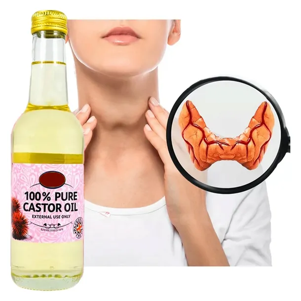 Olej Rycynowy na guzki tarczycy guzy guz torbiele tarczycy z Indii 250ml