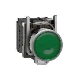 schneider-harmony-xb4-przycisk-plaski-zielony-led-24v-xb4bw33b5