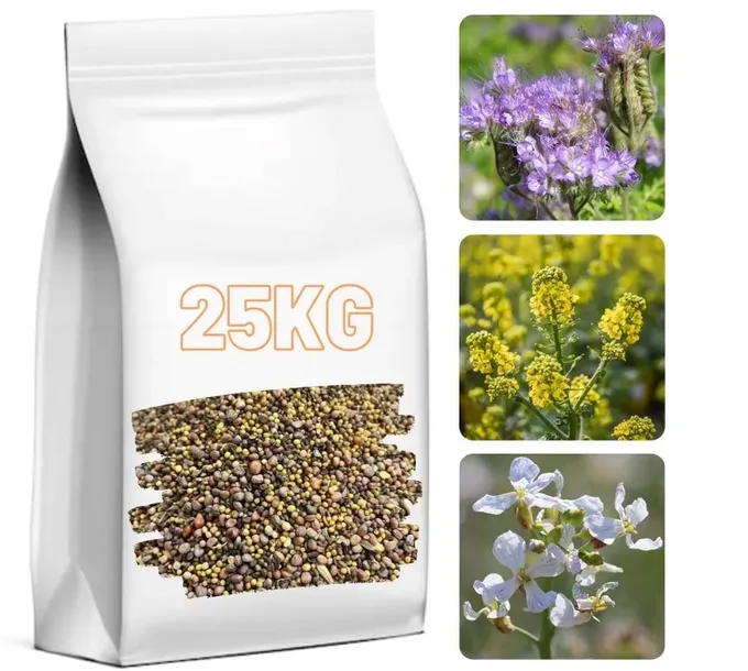 Mieszanka Poplonowa P2 25kg Facelia NASIONA NA POPLON Rzodkiew Gorczyca