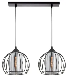 lampa-wiszaca-sufitowa-zwis-zyrandol-czarna-szklany-klosz-loft-led