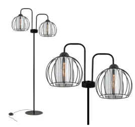 lampa-podlogowa-stojaca-czarna-szklany-klosz-loft-led