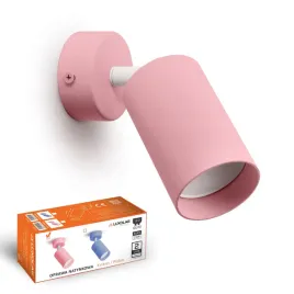 lampa-scienna-kinkiet-plafon-tuba-metal-spot-led-gu10-roz-ruchoma-halogen