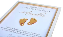 plakat-na-chrzest-swiety-zlote-stopki-pleksi-nadruk-uv-personalizacja-imie