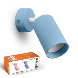 lampa-scienna-kinkiet-plafon-tuba-metal-spot-led-gu10-niebieska-ruchoma