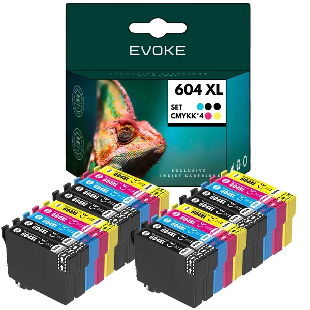 20x Tusz 604 XL do drukarki Epson XP-2200 XP-2205 XP-3200 XP-3205 XP-4200