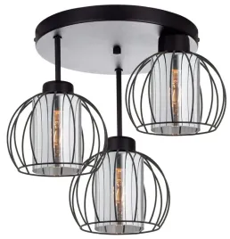 lampa-wiszaca-sufitowa-zwis-zyrandol-czarna-szklany-klosz-loft-led