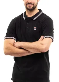 koszulka-meska-polo-fila-t-shirt-bluzka-polowka-czarna-sportowa-bawelna-m