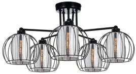 lampa-sufitowa-plafon-zwis-zyrandol-czarny-szklany-klosz-loft-led