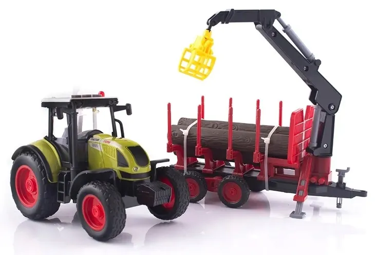 TRAKTOR Z PRZYCZEPĄ, CIĄGNIK ROLNICZY Z HDS INTERAKTYWNY FARMA