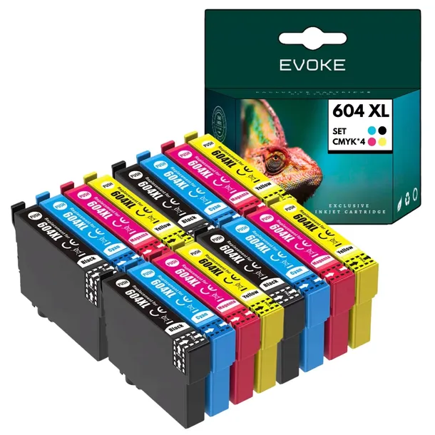 16x Tusz 604 XL do drukarki Epson XP-2200 XP-2205 XP-3200 XP-3205 XP-4200