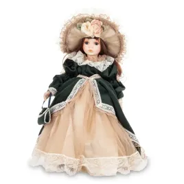 porcelanowa-kolekcjonerska-dekoracyjna-lalka-w-kapeluszu