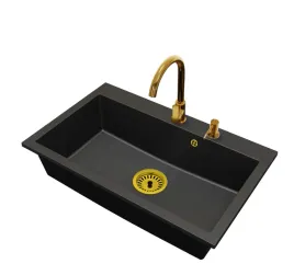 kuchenny-zlewozmywak-granitowy-jednokomorowy-elite-80-bateria-syfon-zloto